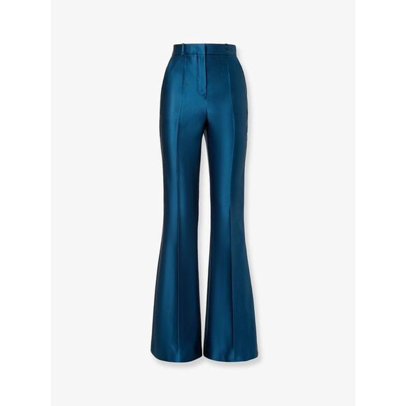 Fendi Women Duchesse Silk Trousers